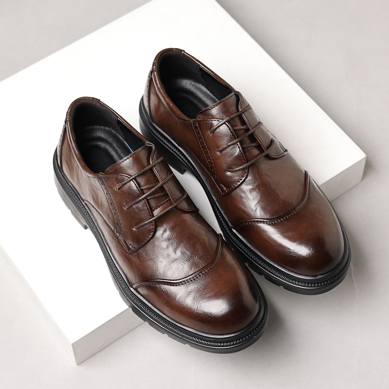 Men'S Formal Office Wear Shoes - Męskie skórzane buty do noszenia na