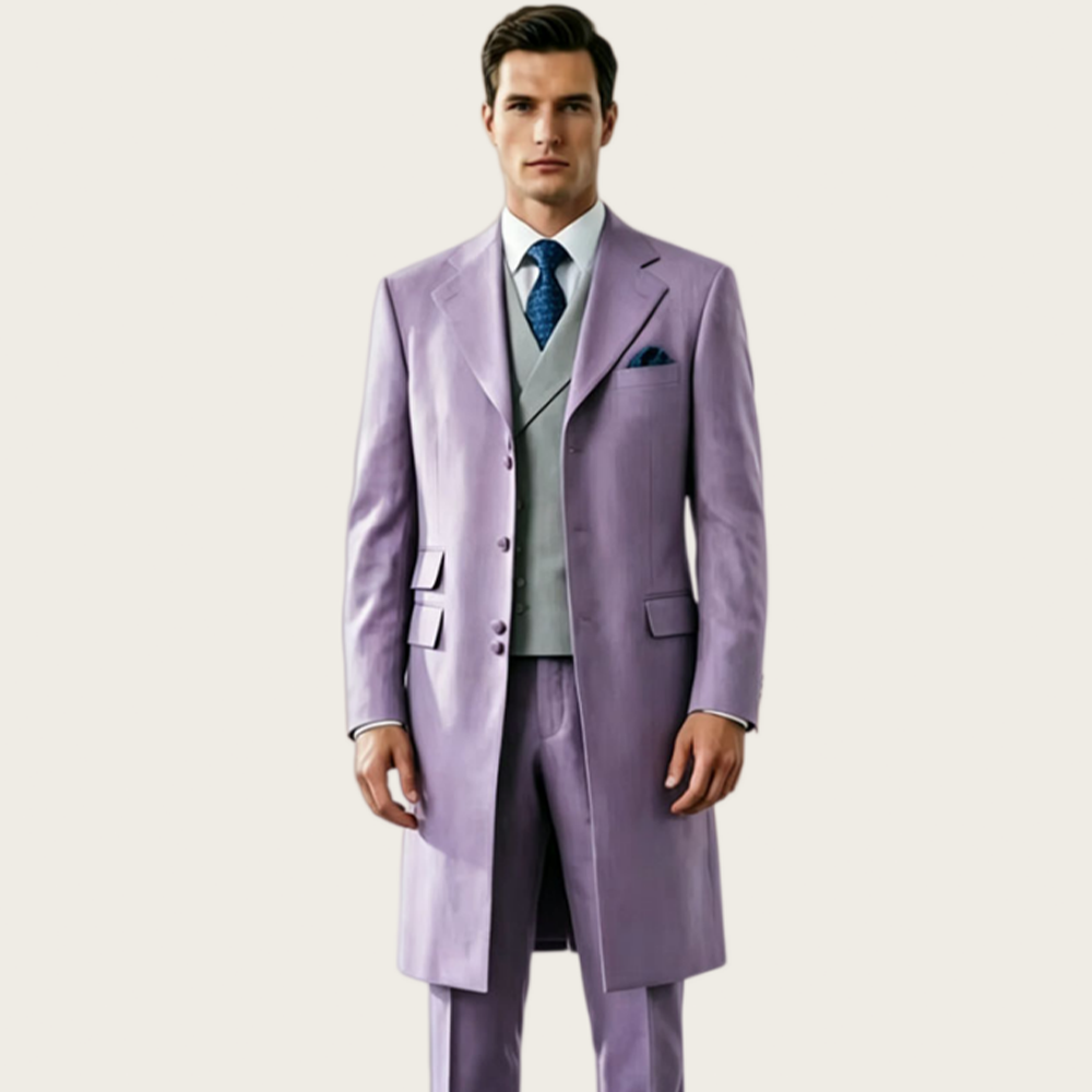 Formal Vest Waistcoat - Wysokiej jakości długie garnitury męskie jednorzędowe