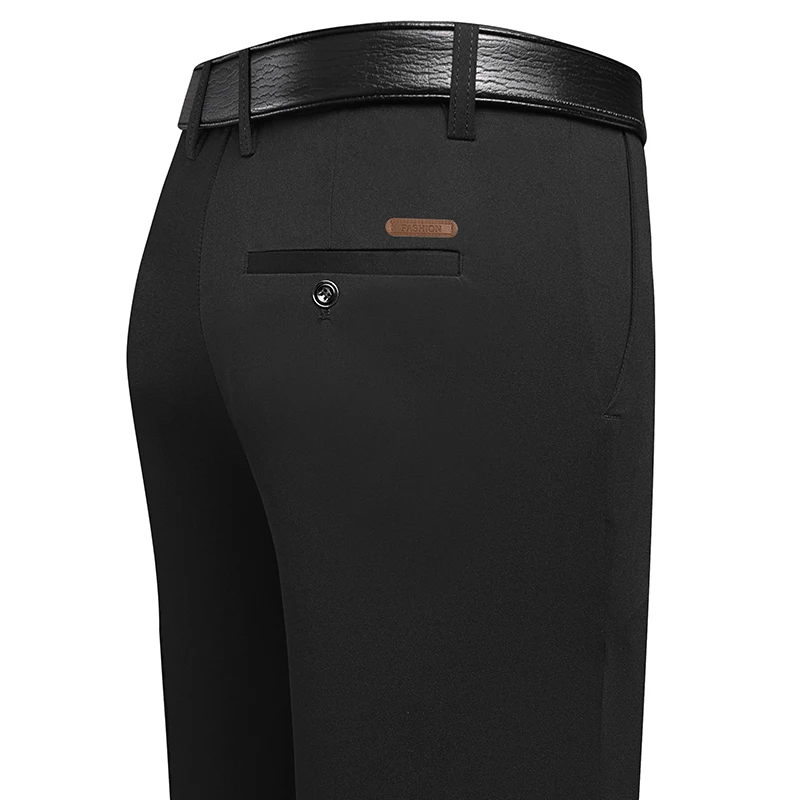 Men Formal Wear Summer - Męskie spodnie wizytowe o prostej nogawce,