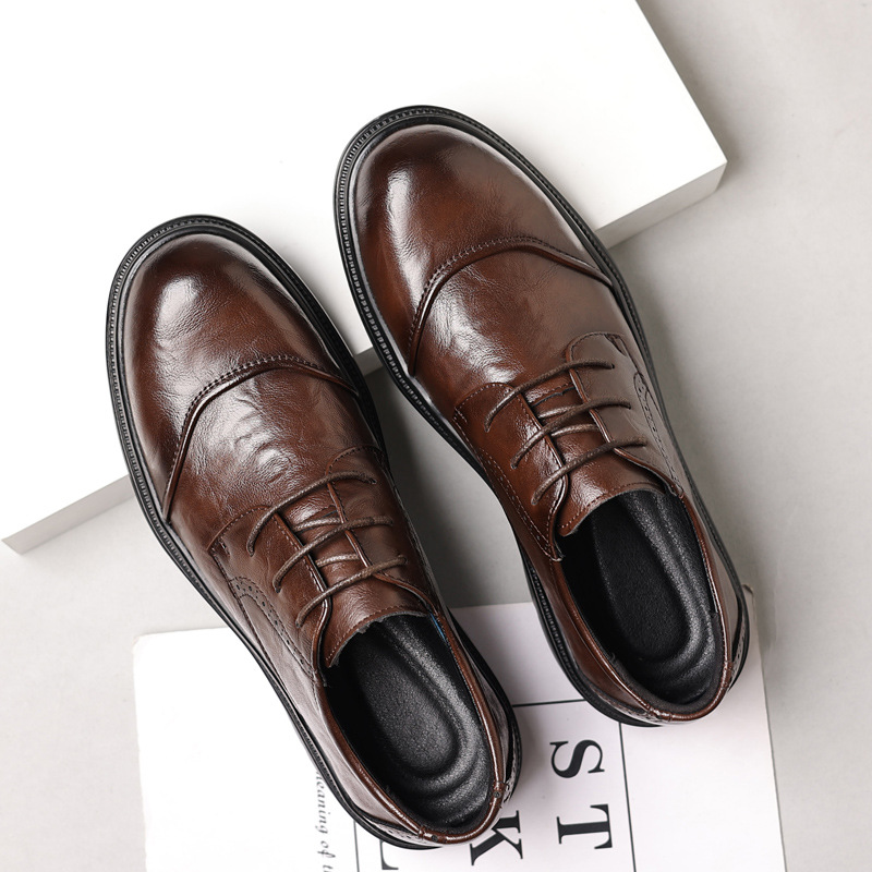 Męskie skórzane buty do noszen – Men'S Formal Office Wear Shoes recenzja i cena