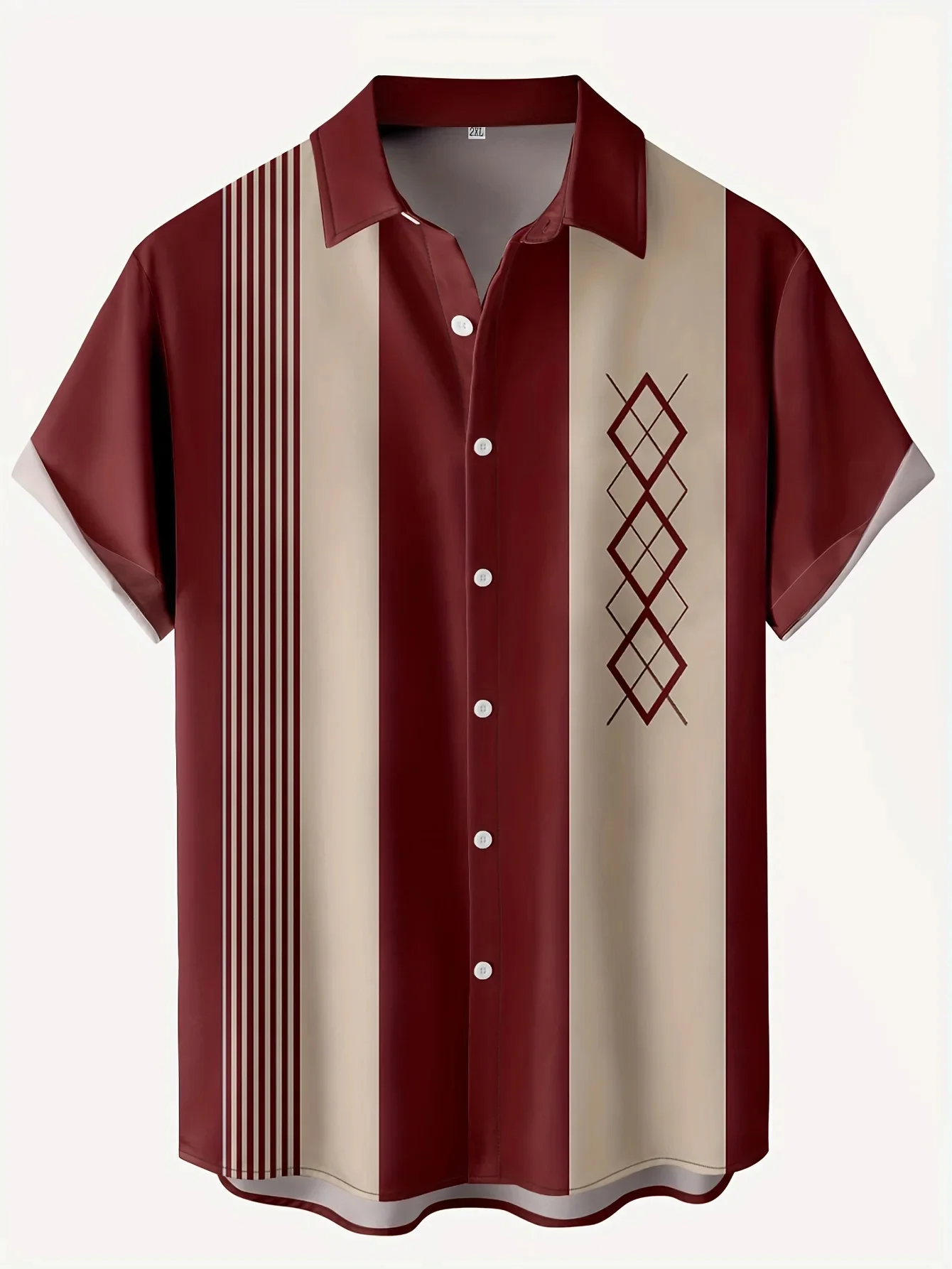 Koszula męska w stylu retro z  – Men'S Hawaiian Formal Wear recenzja i cena