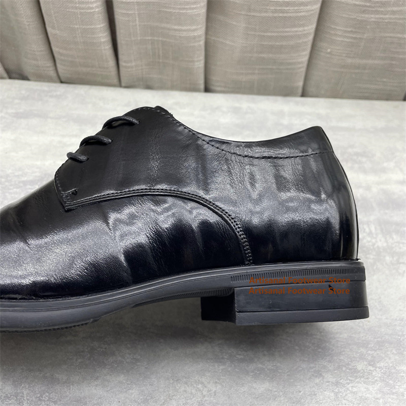 Męskie czarne skórzane oksford – Men'S Formal Office Wear Shoes recenzja i cena