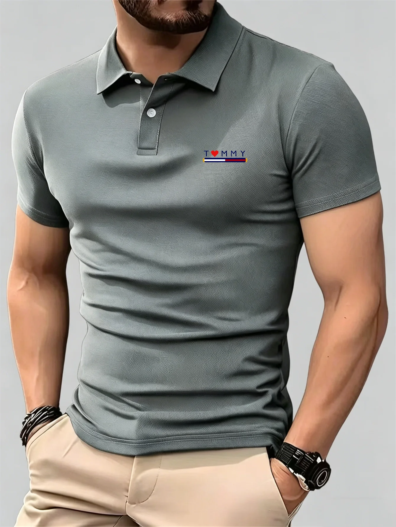 Nowa oddychająca koszulka polo – Men'S Used Formal Wear recenzja i cena