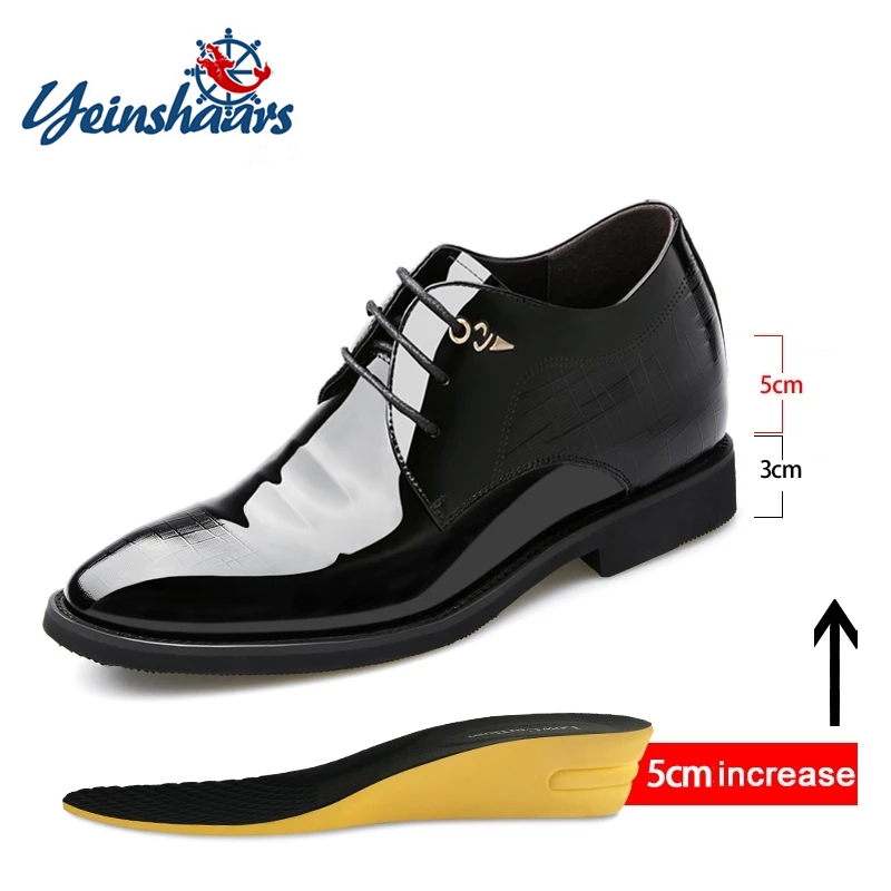 3/6/8 Cm buty na koturnie mężc – Men'S Used Formal Wear recenzja i cena