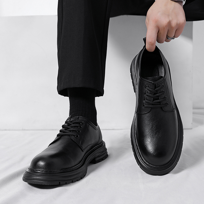 Męskie skórzane buty biznesowe – Formal Men Daily Wear Footwear recenzja i cena