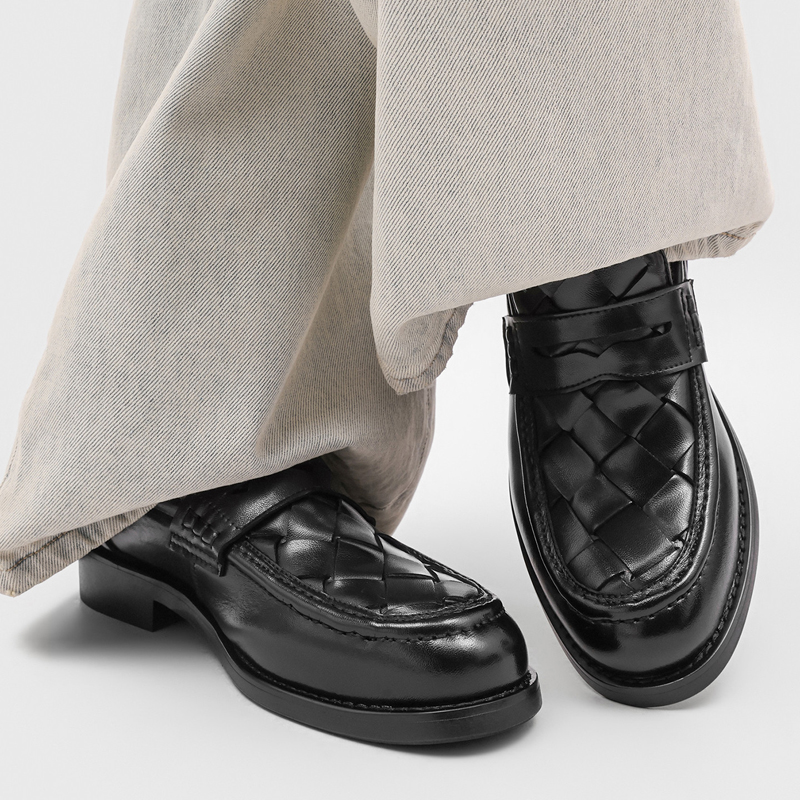 Męskie ręcznie robione tkane m – Men'S Formal Office Wear Shoes recenzja i cena