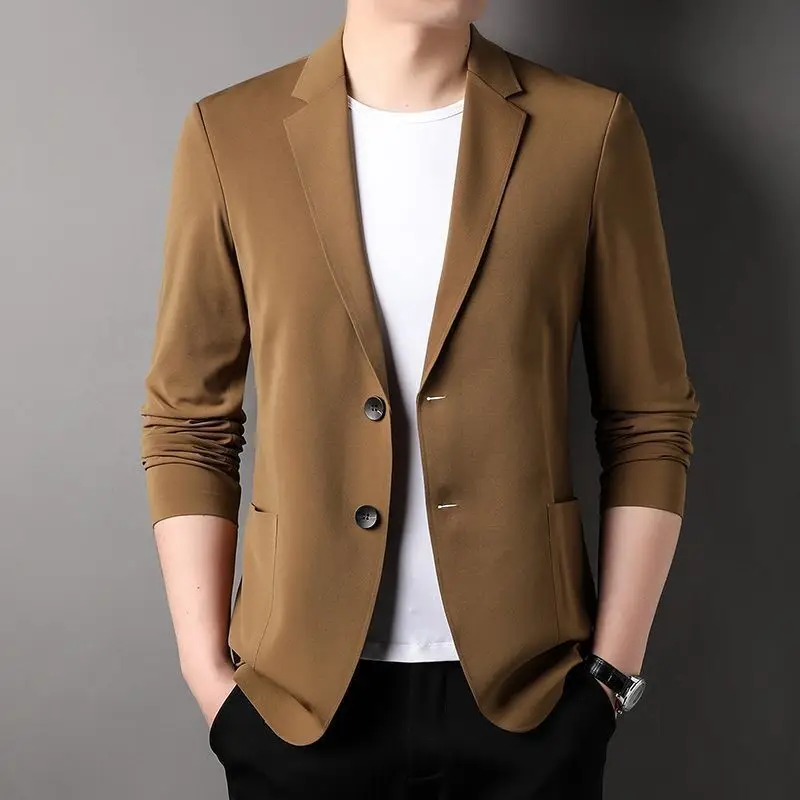 Nowe letnie męskie cienkie mar – Men Formal Wear Summer recenzja i cena