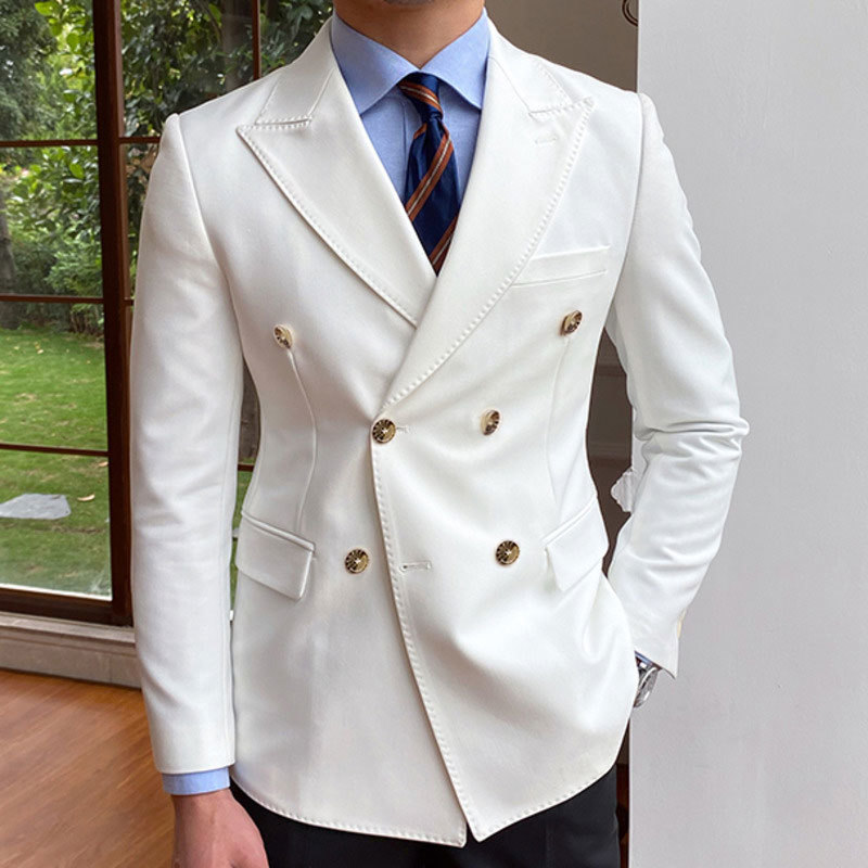 Solidne ślubne garnitury męski – Formal Men Party Wear Jacket recenzja i cena