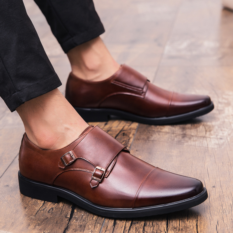 Nowe męskie oksfordy czarne i  – Men'S Formal Office Wear Shoes recenzja i cena