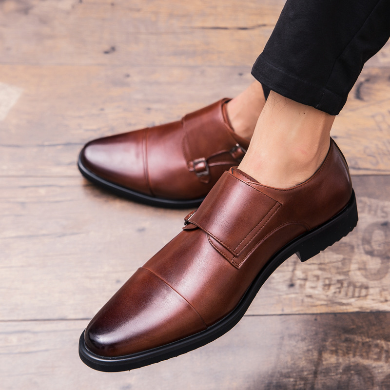 Nowe męskie oksfordy czarne i  – Men'S Formal Office Wear Shoes recenzja i cena