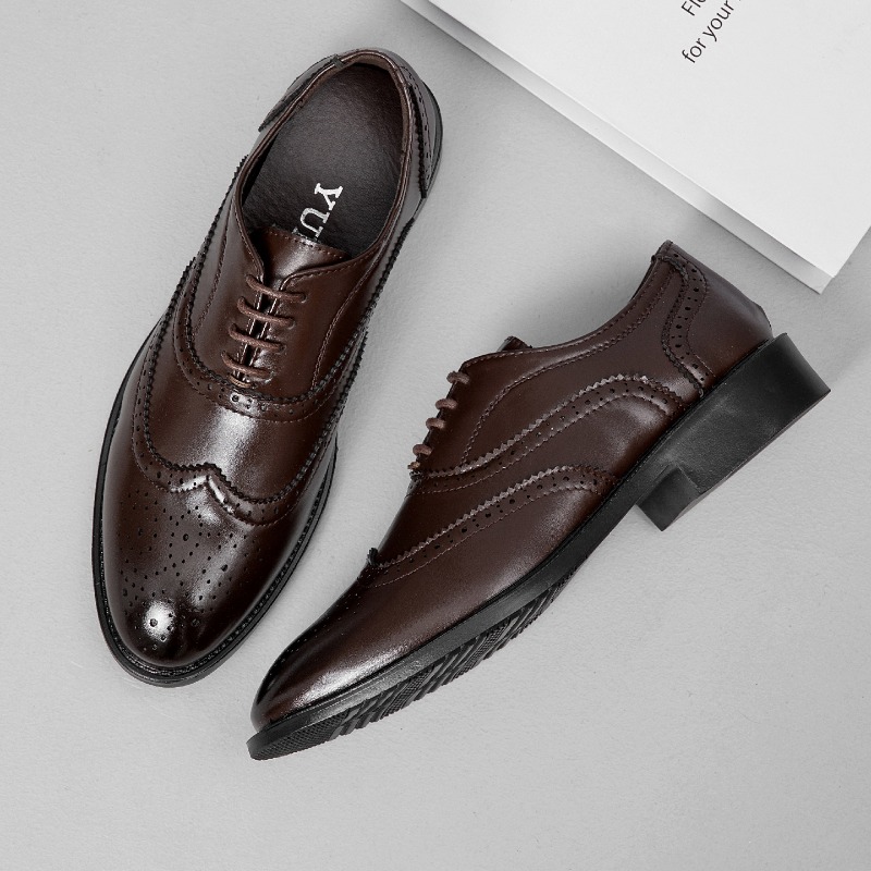 Eleganckie skórzane buty męski – Men'S Formal Office Wear Shoes recenzja i cena