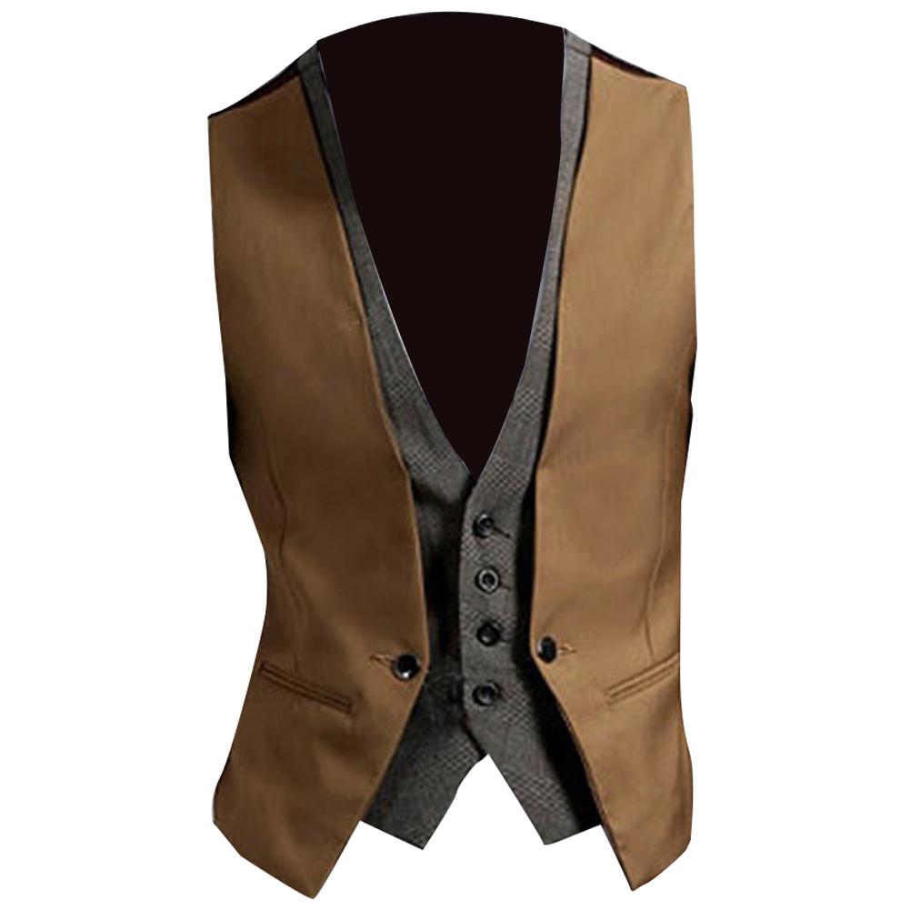 Mężczyźni Formalna kamizelka B – Formal Vest Waistcoat recenzja i cena