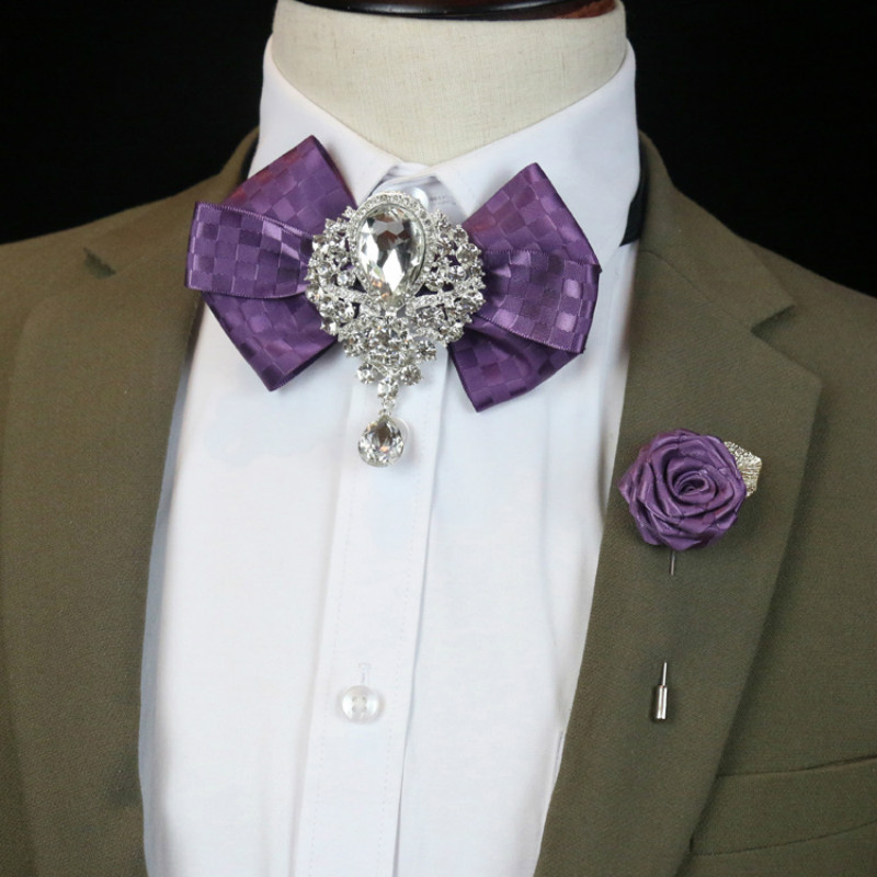 Broszka męska broszka ślubna z – Men'S Formal Wear Bow Ties recenzja i cena