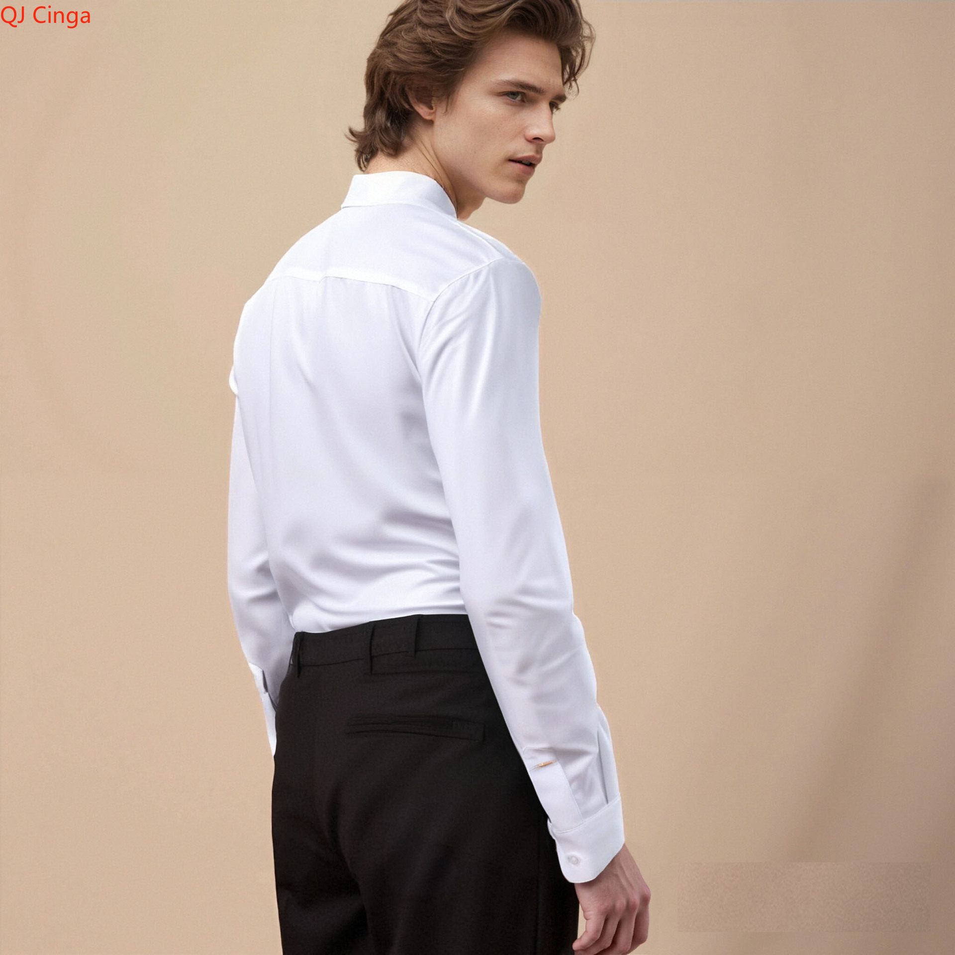 Nowa męska biała koszula smoki – Men'S Formal Wear Bow Ties recenzja i cena