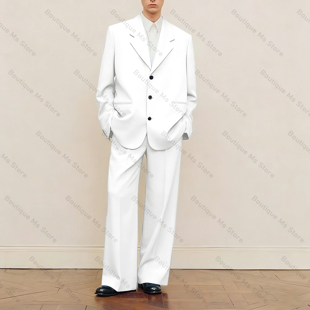 Męski czarny garnitur oversize – Formal Men Party Wear Jacket recenzja i cena