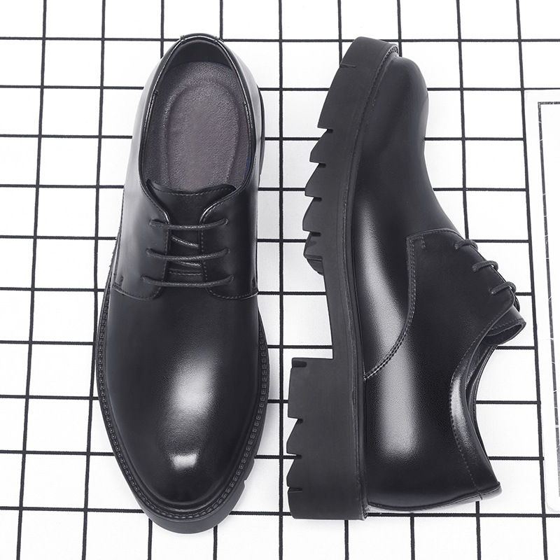 Męskie czarne skórzane sznurow – Men'S Formal Office Wear Shoes recenzja i cena