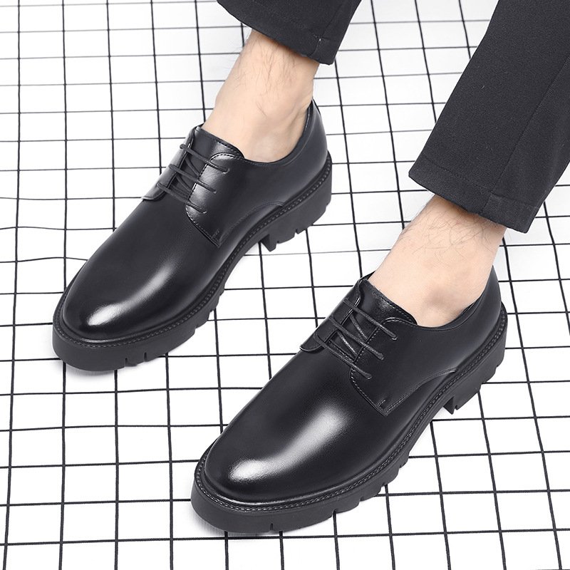 Męskie czarne skórzane sznurow – Men'S Formal Office Wear Shoes recenzja i cena