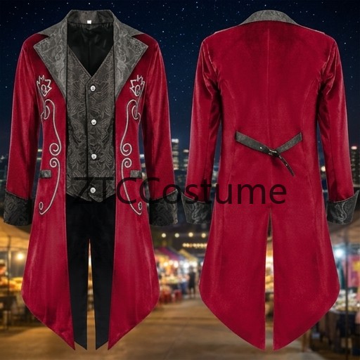 Steampunkowy wiktoriański frak – Historical Men'S Formal Wear recenzja i cena