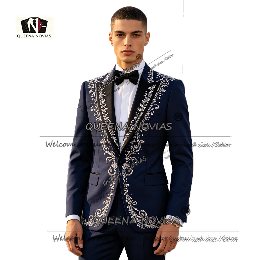 Męski garnitur smokingowy slim – Formal Men Party Wear Jacket recenzja i cena