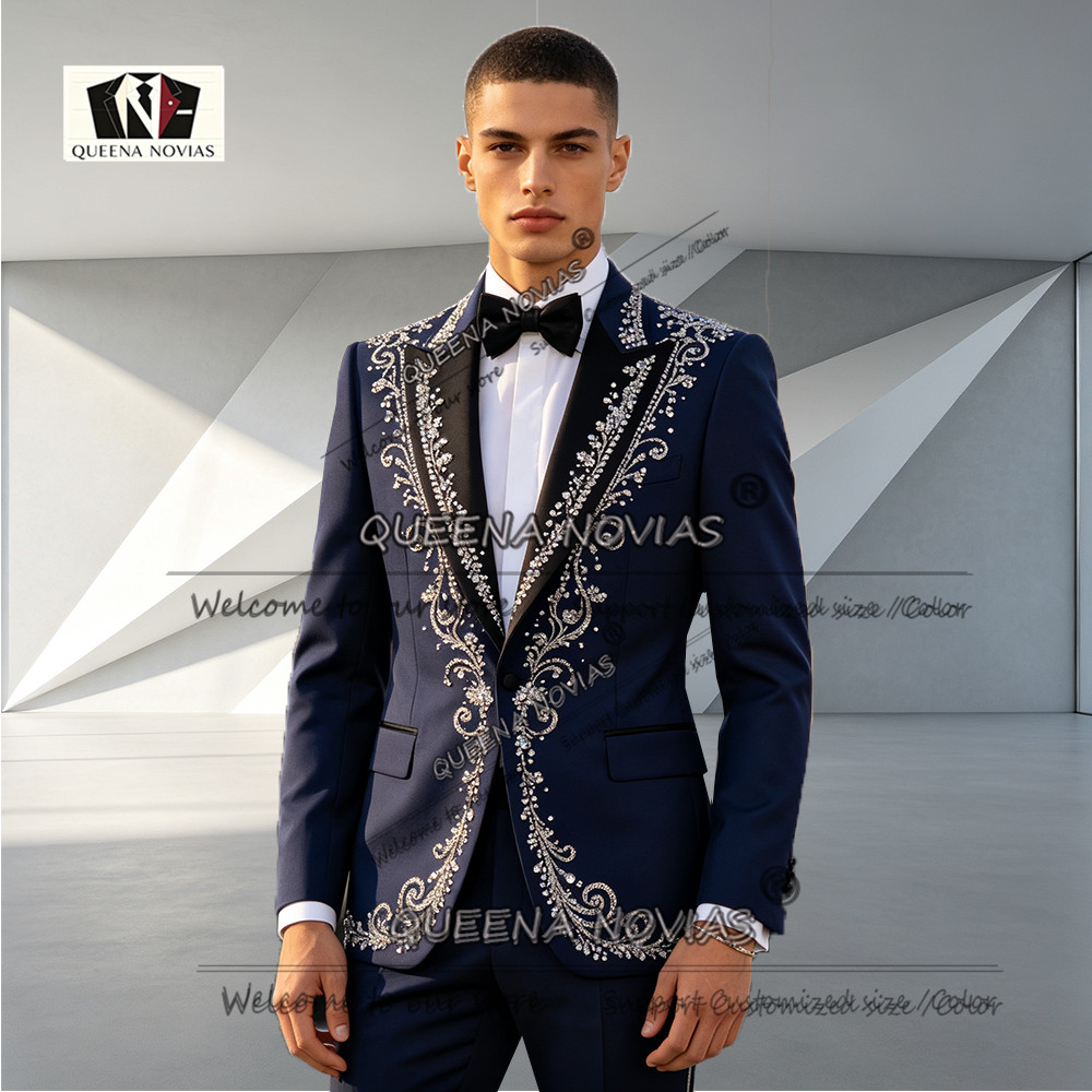 Męski garnitur smokingowy slim – Formal Men Party Wear Jacket recenzja i cena